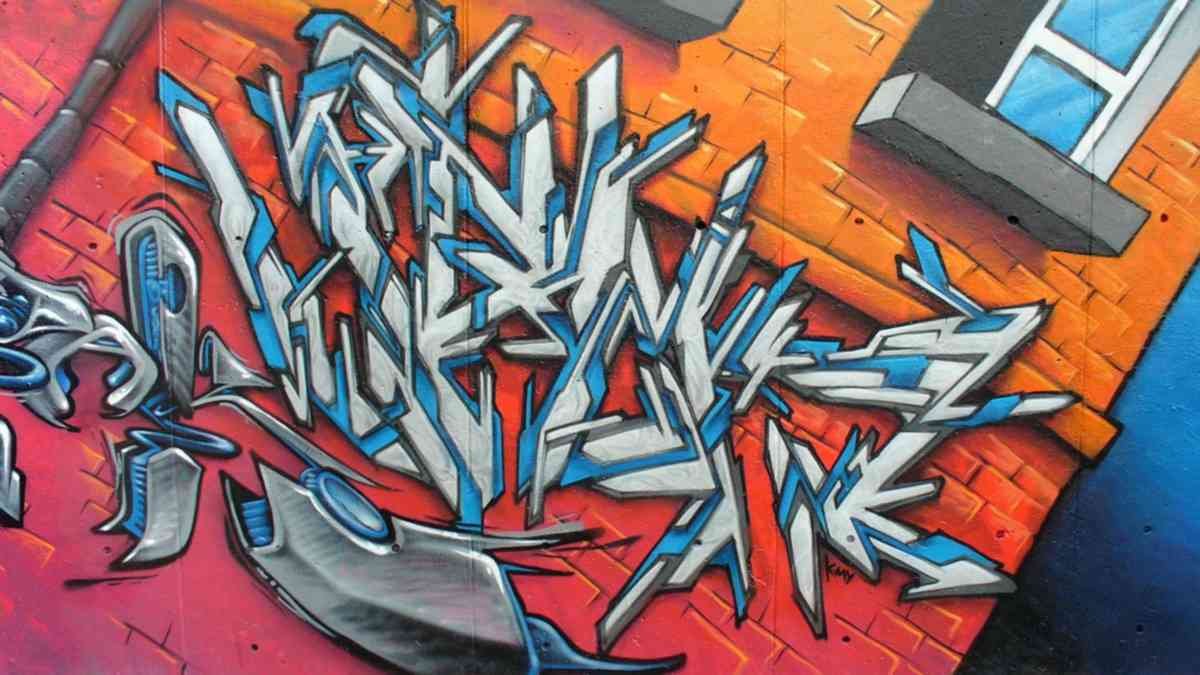 Graffiti Murals Street Art 1026 stack     big A4 Photo Print