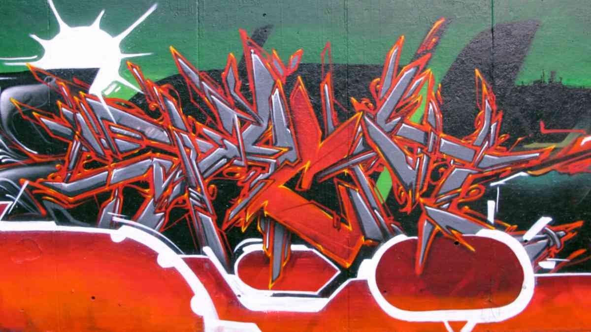 Graffiti Murals Street Art 1027 stack  big A4 Photo Print