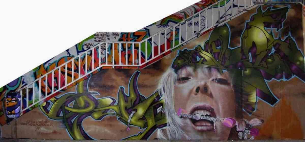 Graffiti Murals Street Art 1034 sl gallery big 6b3b38b32b A4 Photo Print