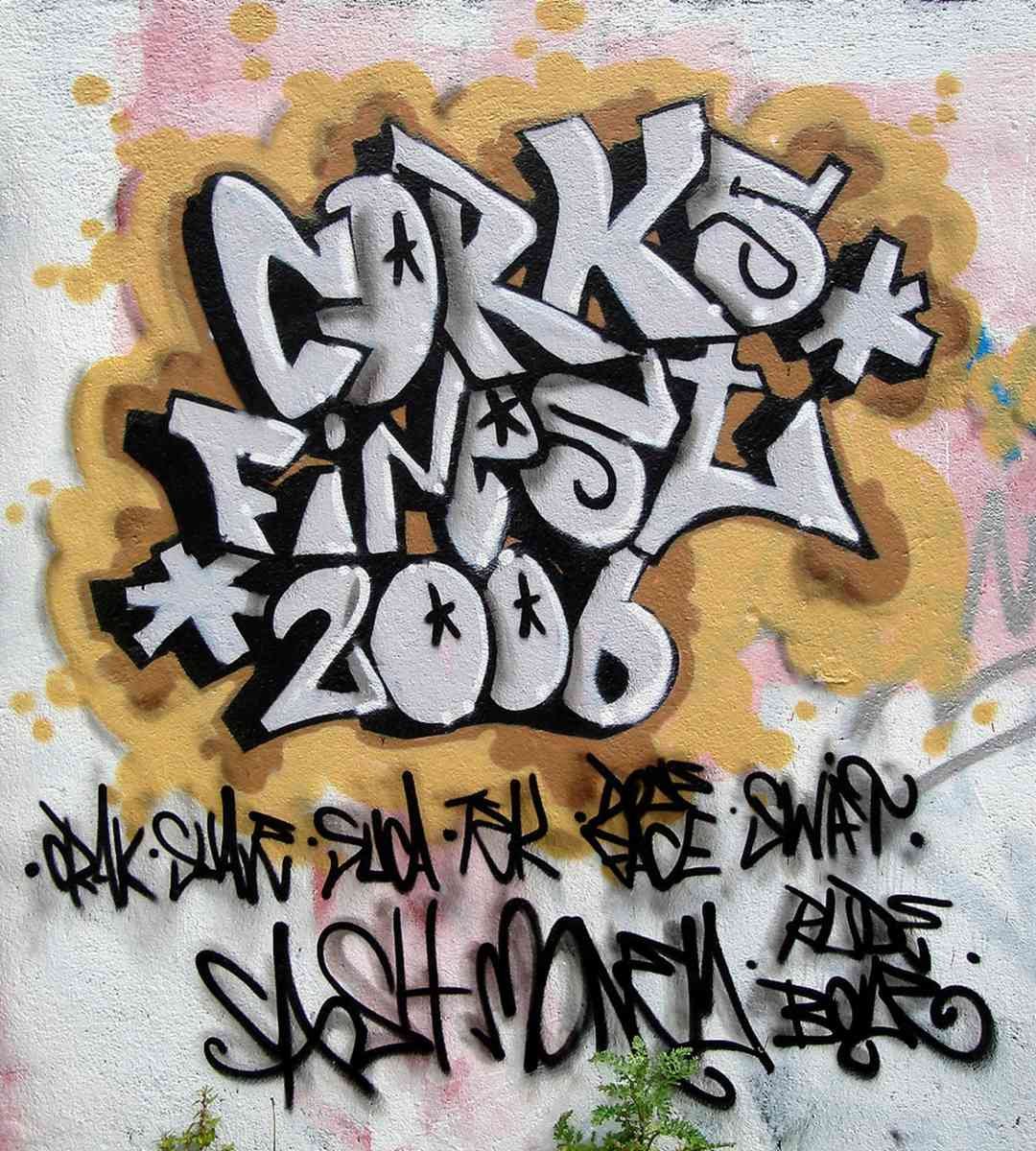 Graffiti Murals Street Art 104 cork graffiti 02 A4 Photo Print