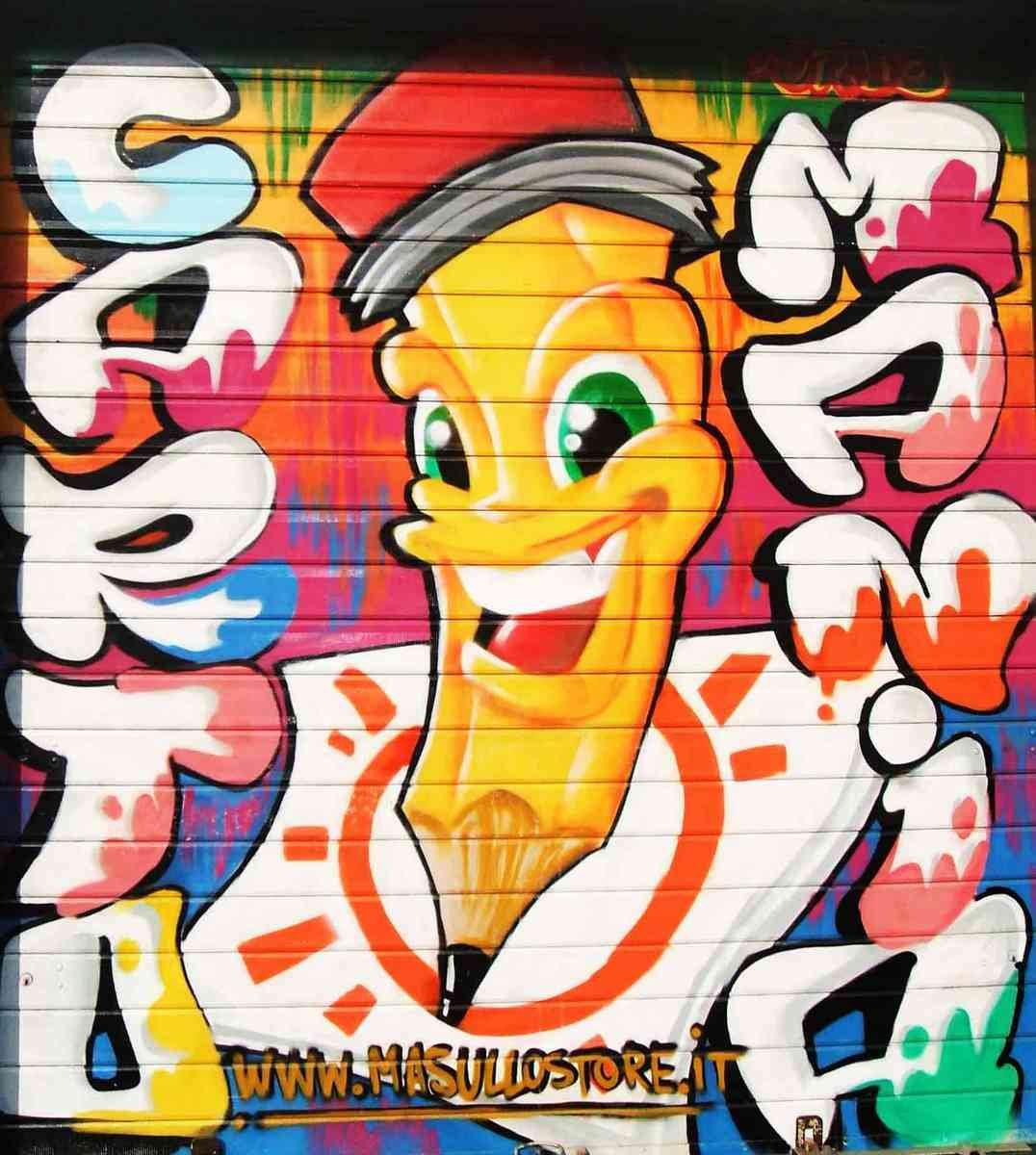 Graffiti Murals Street Art 107 1423 A4 Photo Print