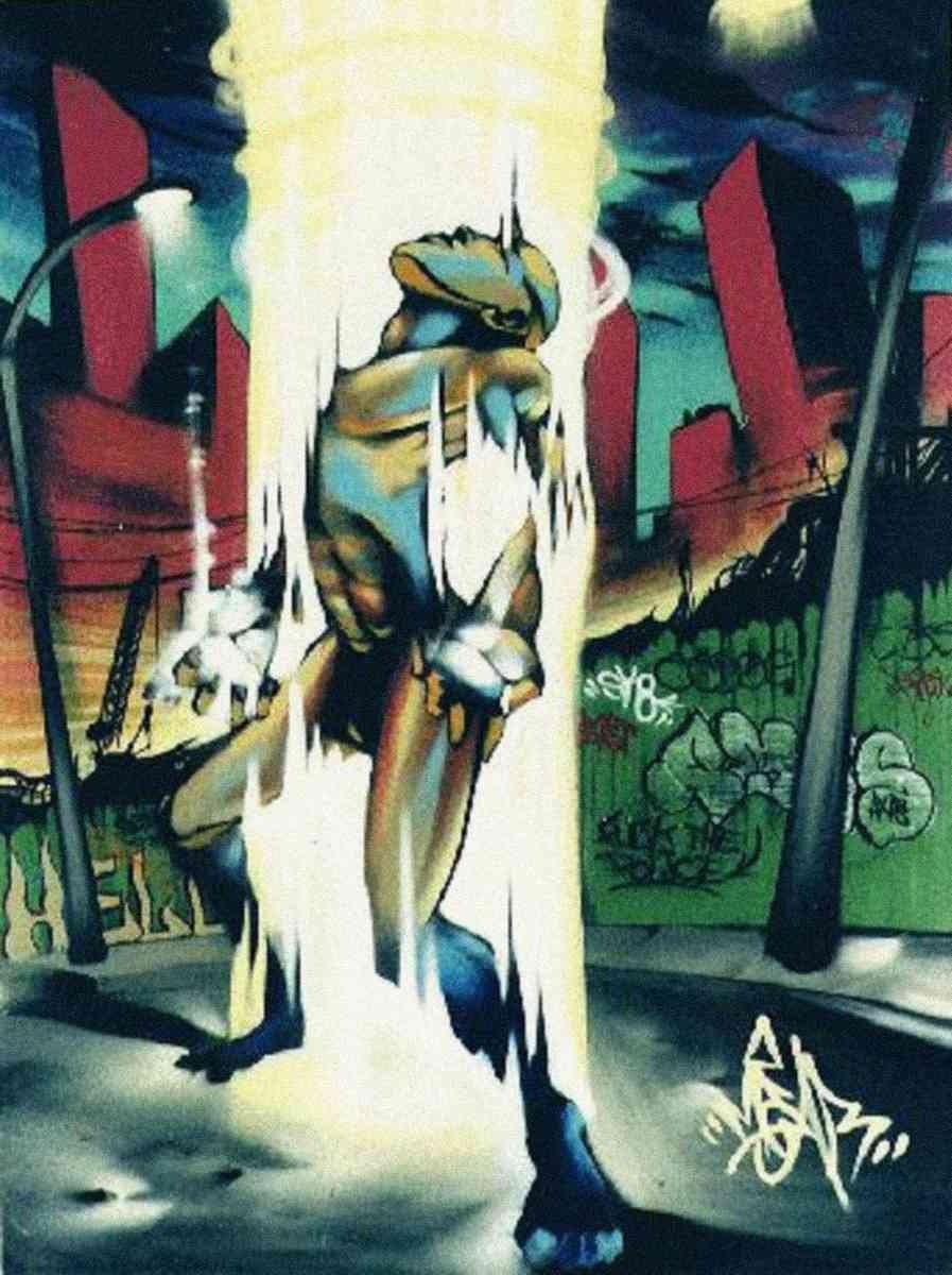 Graffiti Murals Street Art 109 1431 A4 Photo Print