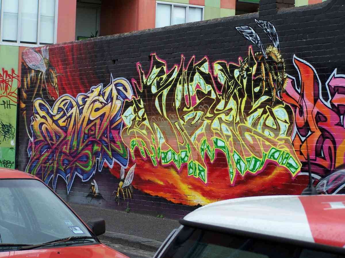 Graffiti Murals Street Art 1096 100 12972 A4 Photo Print
