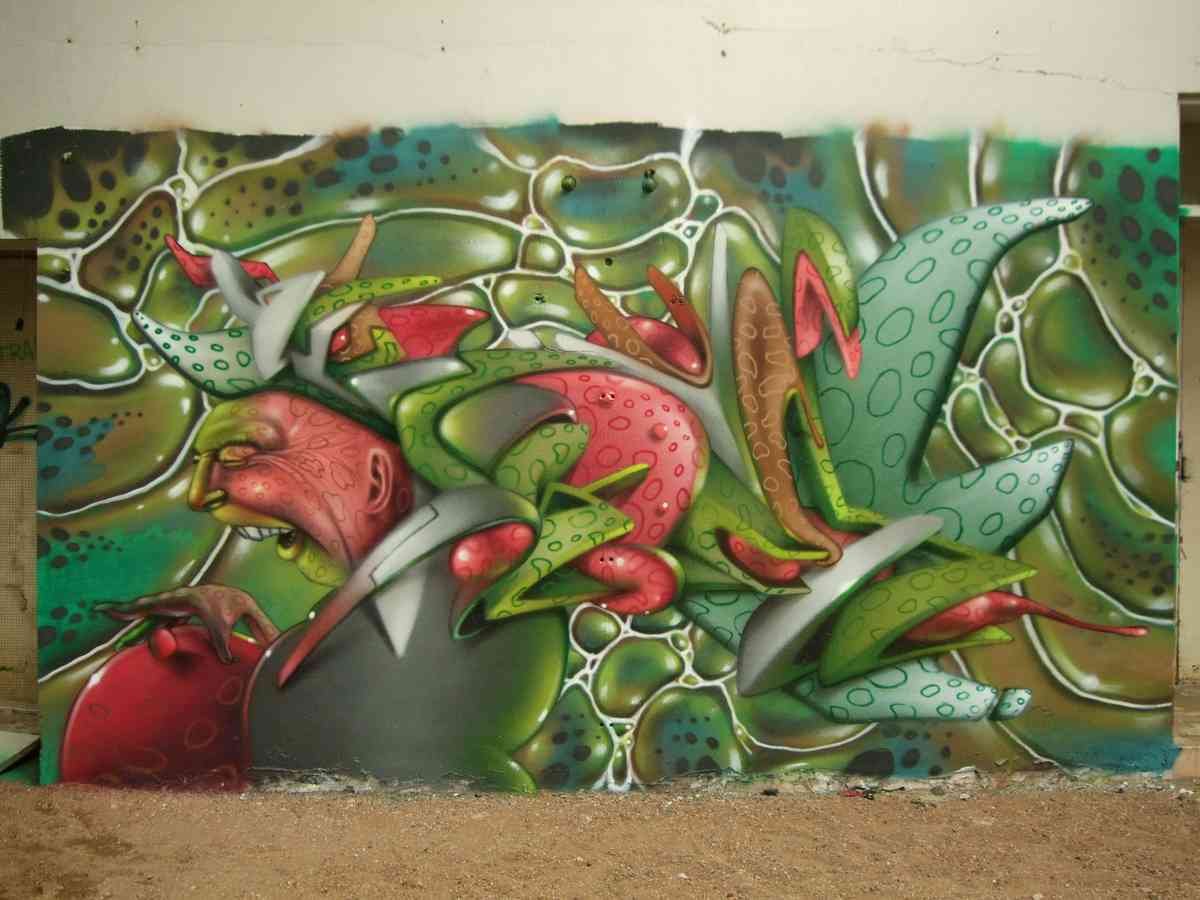 Graffiti Murals Street Art 1098 3412146497 04b31bc38a o A4 Photo Print