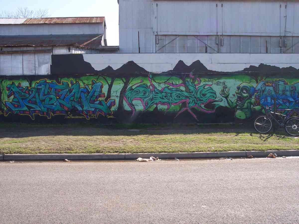 Graffiti Murals Street Art 1109 100 2485 A4 Photo Print