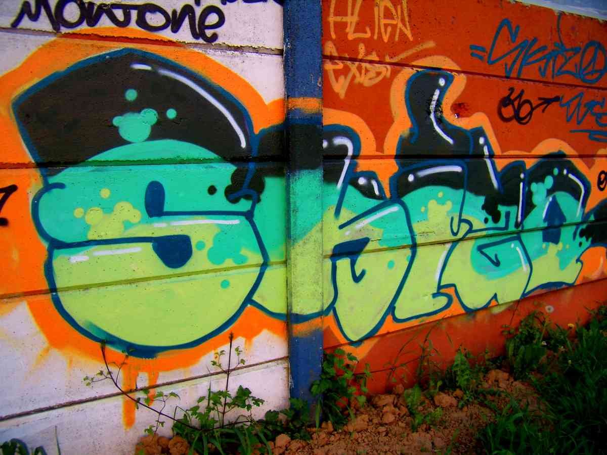Graffiti Murals Street Art 1130 3475829787 eabe968a76 o A4 Photo Print
