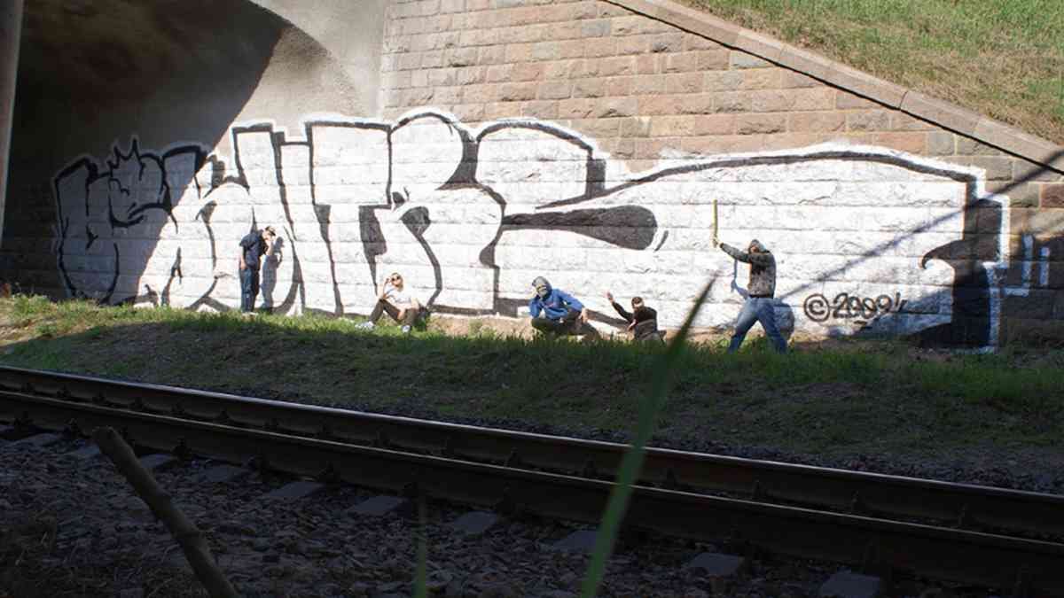 Graffiti Murals Street Art 1132 8 A4 Photo Print