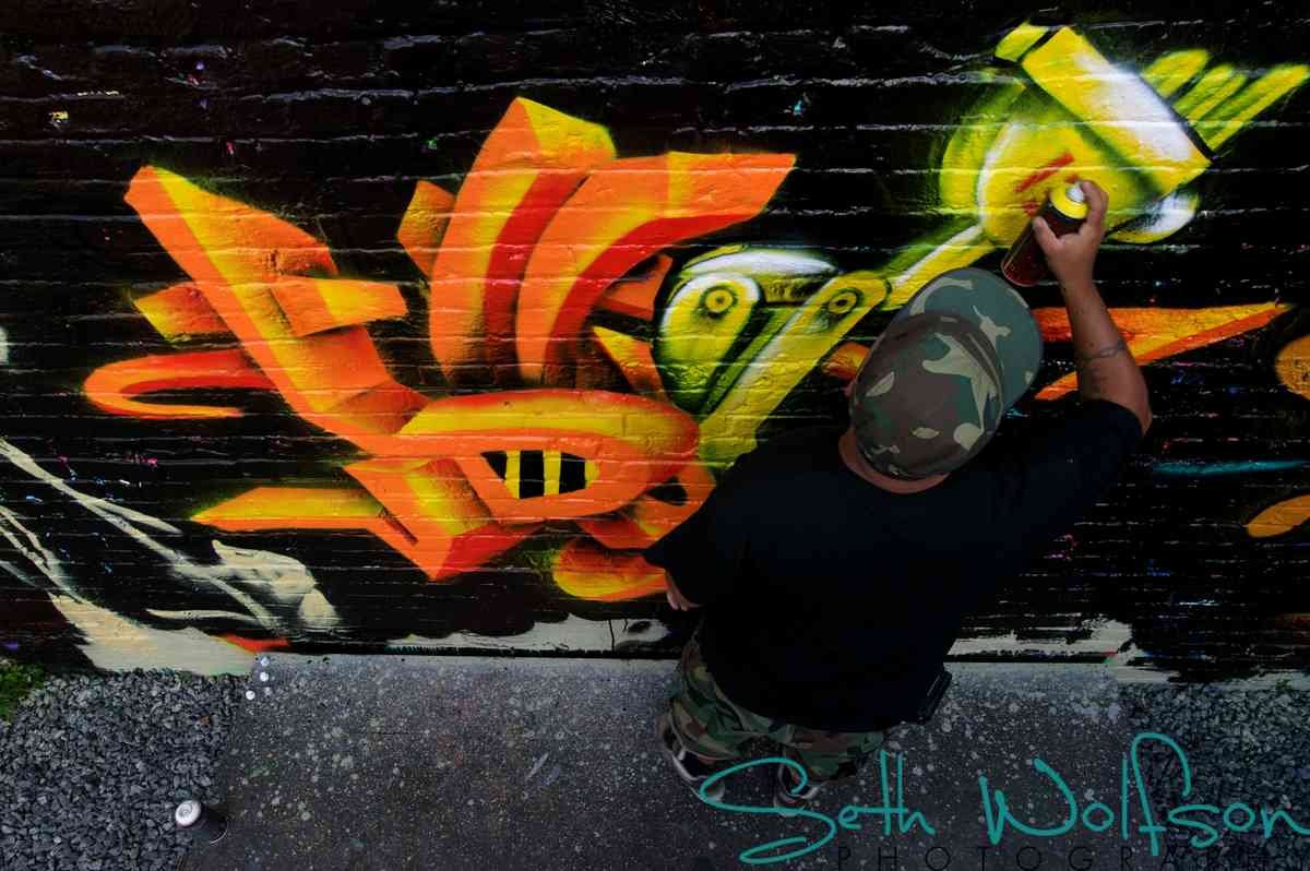 Graffiti Murals Street Art 1135 31b big A4 Photo Print