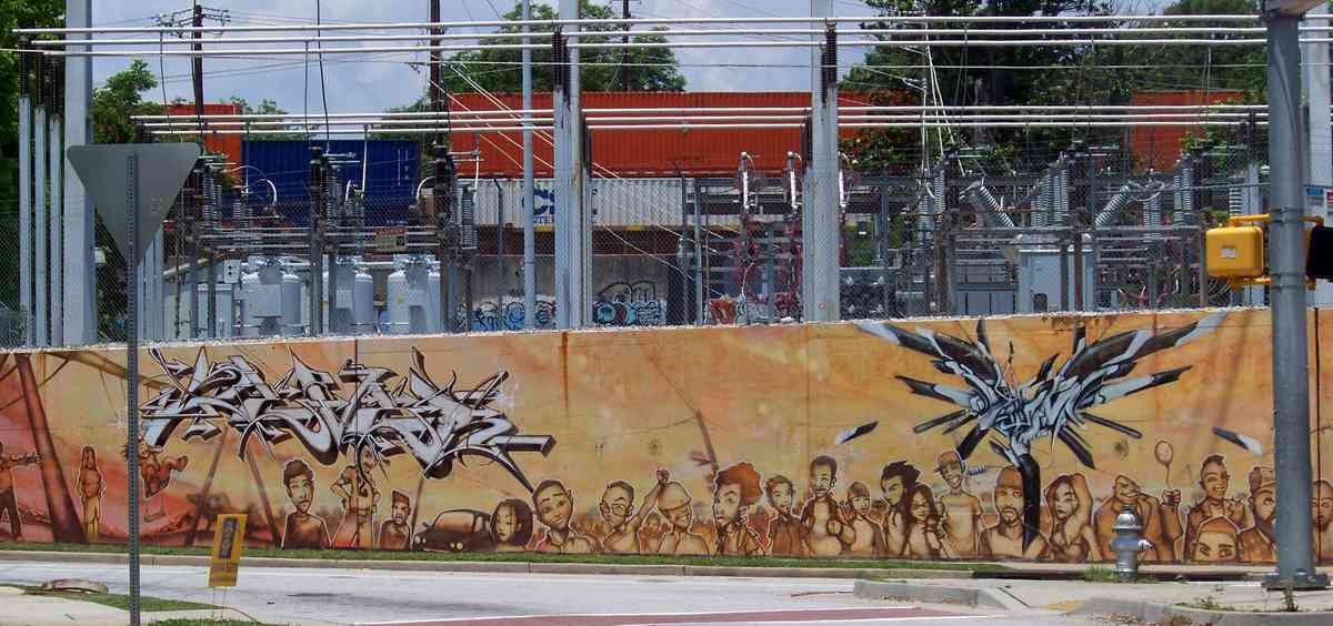 Graffiti Murals Street Art 1146 23226298 A4 Photo Print