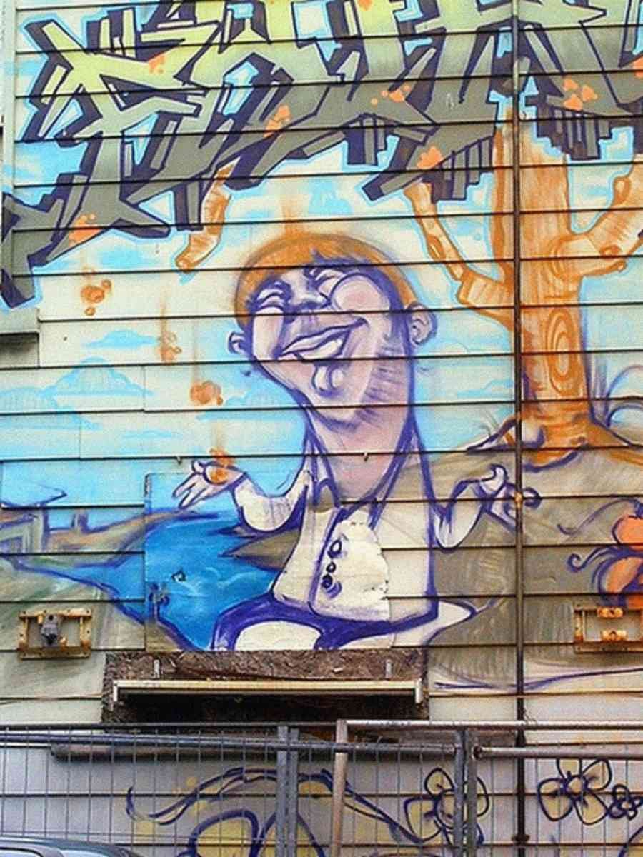 Graffiti Murals Street Art 116 1404 A4 Photo Print