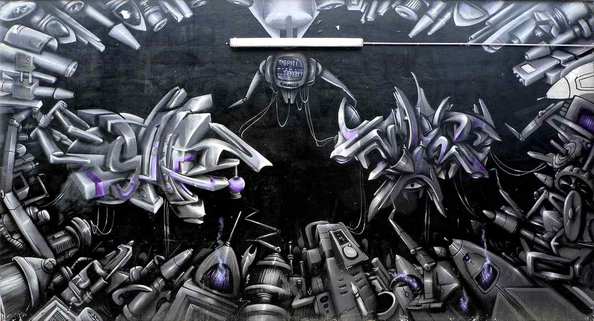 Graffiti Murals Street Art 120 4151713486 b13b3369c7 o A4 Photo Print