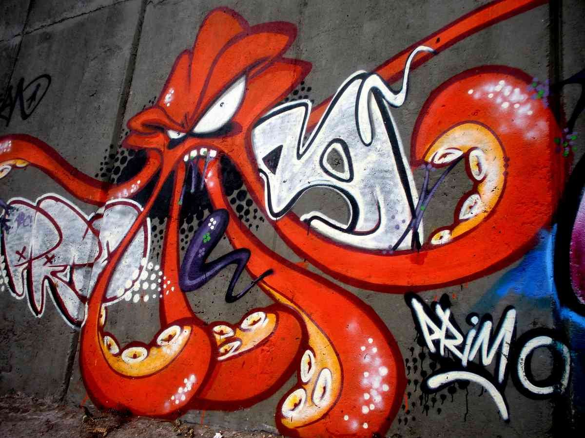 Graffiti Murals Street Art 1218 3950777328 c4f6b69f77 o A4 Photo Print