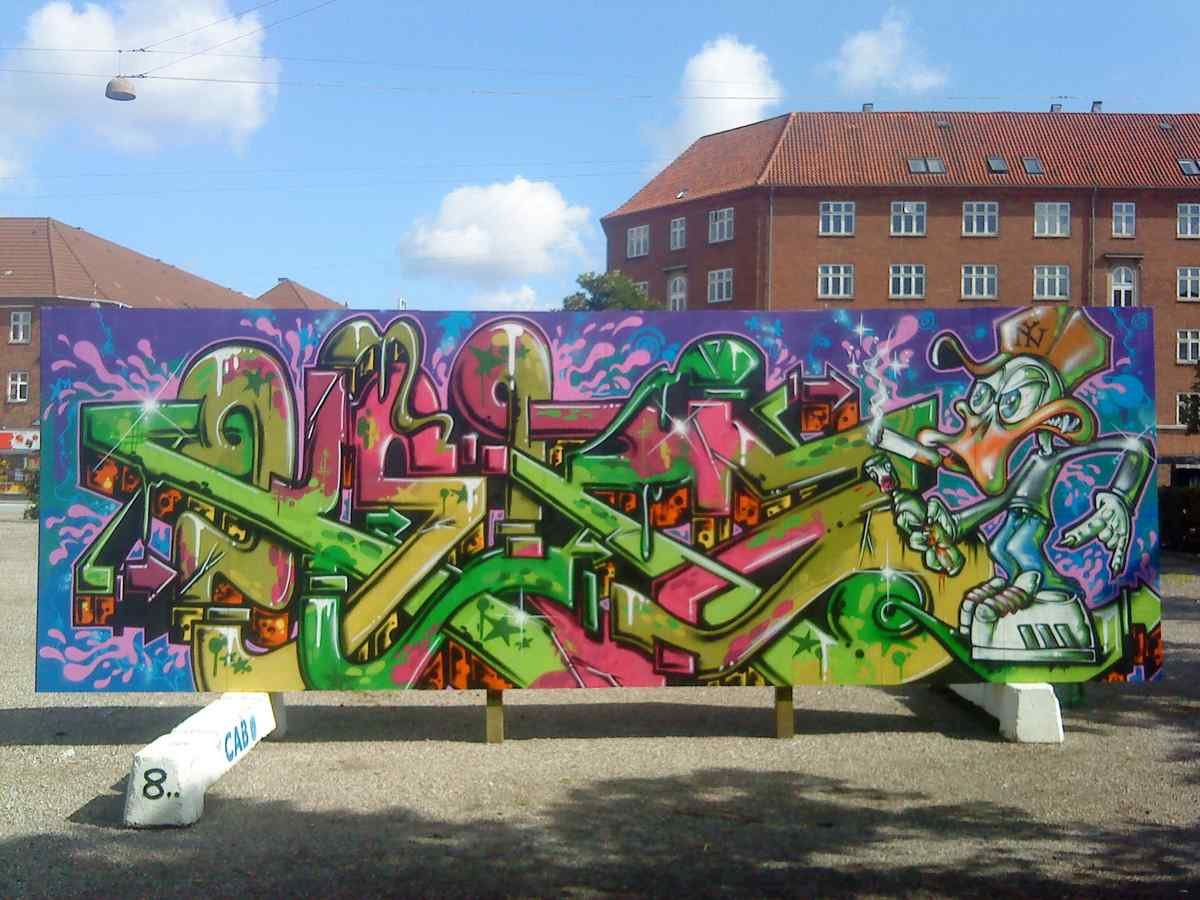 Graffiti Murals Street Art 123 dsc005931 A4 Photo Print