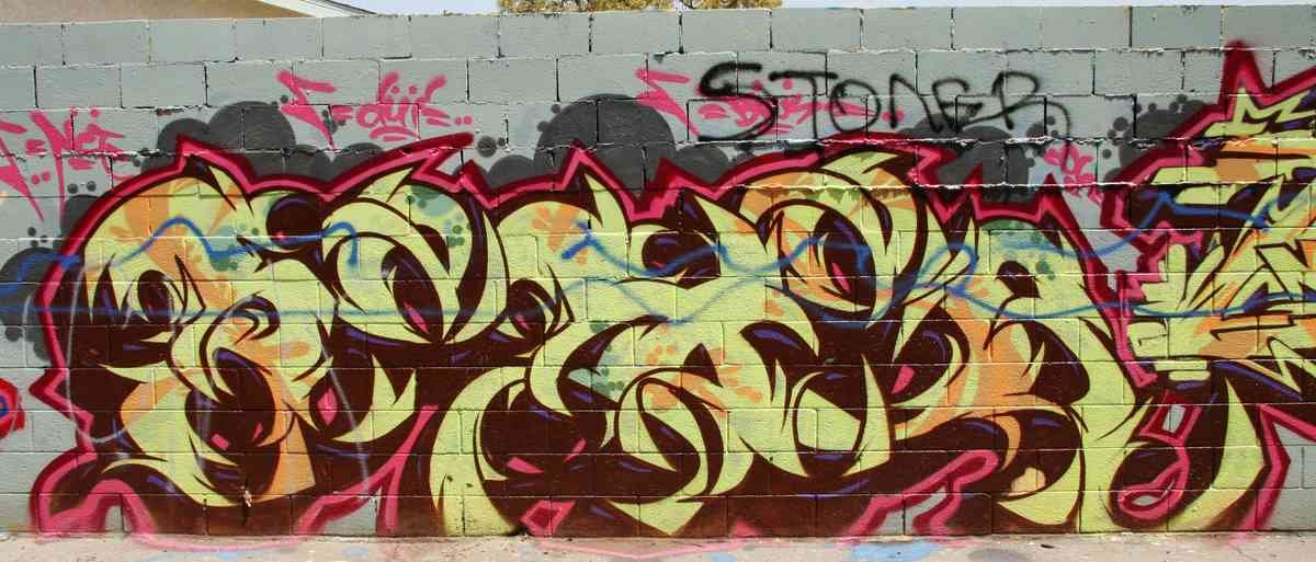 Graffiti Murals Street Art 123 fpx051007 01 A4 Photo Print