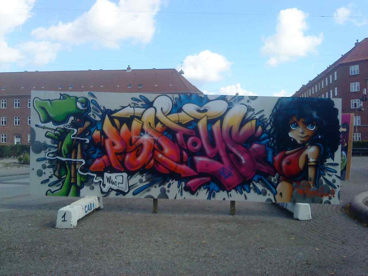 Graffiti Murals Street Art 125 dsc005961 A4 Photo Print