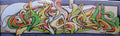 Graffiti Murals Street Art 1297 3d hawthorn A4 Photo Print