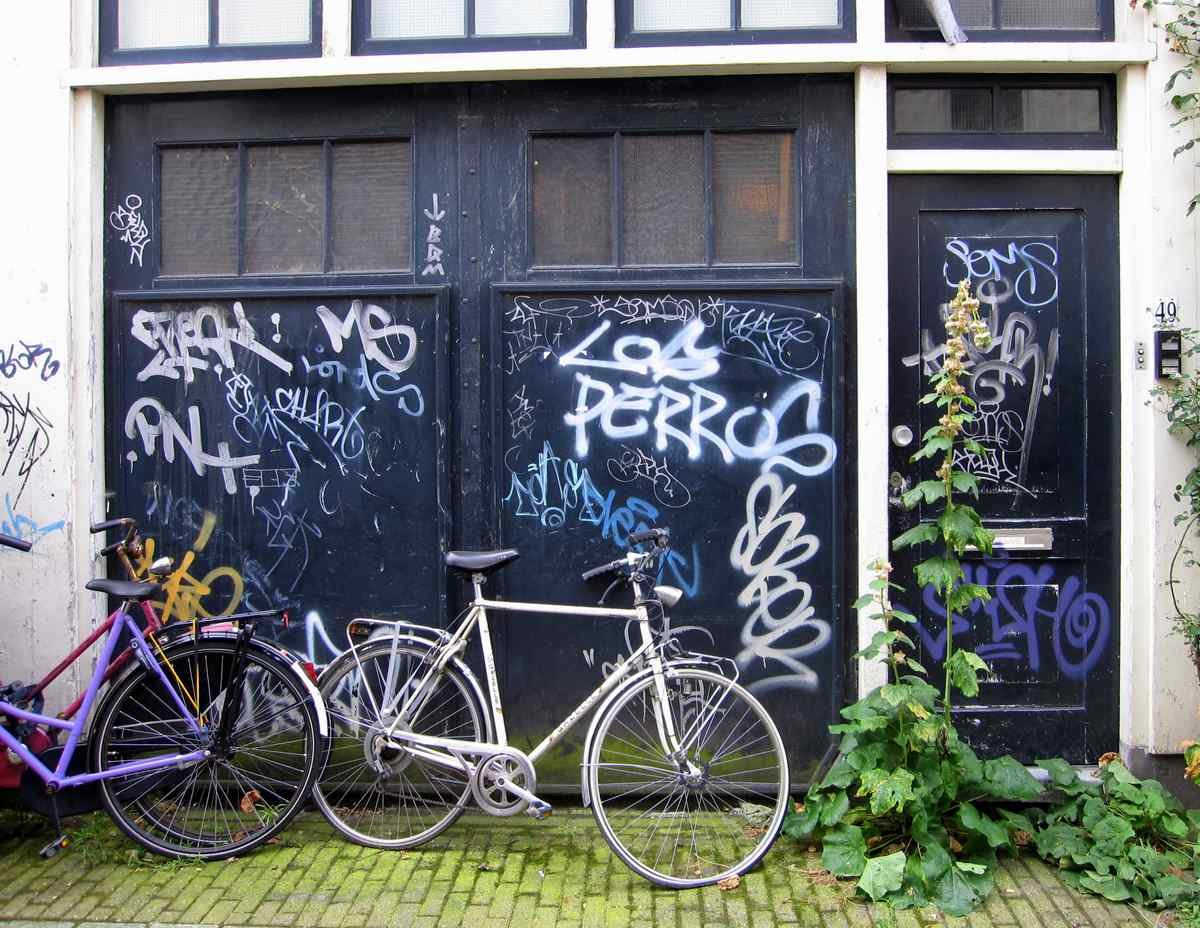 Graffiti Murals Street Art 133 engelantiersstraat 49 amsterdam A4 Photo Print