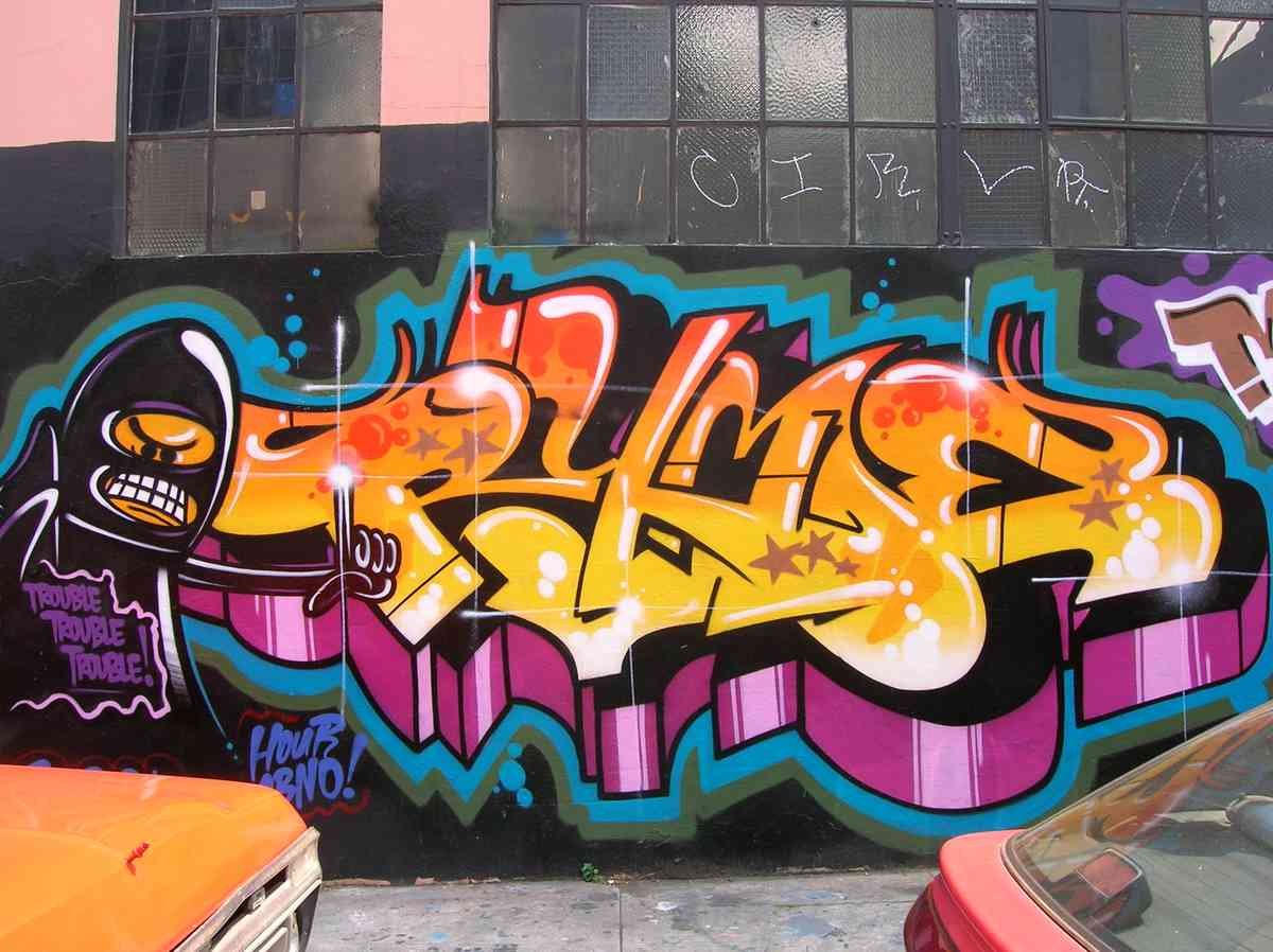 Graffiti Murals Street Art 1399 2697927676 4eca613591 o A4 Photo Print