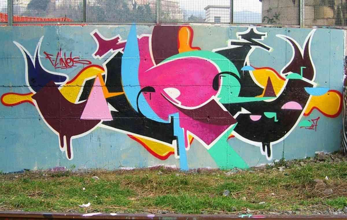 Graffiti Murals Street Art 1420 04 kaso regenerative A4 Photo Print