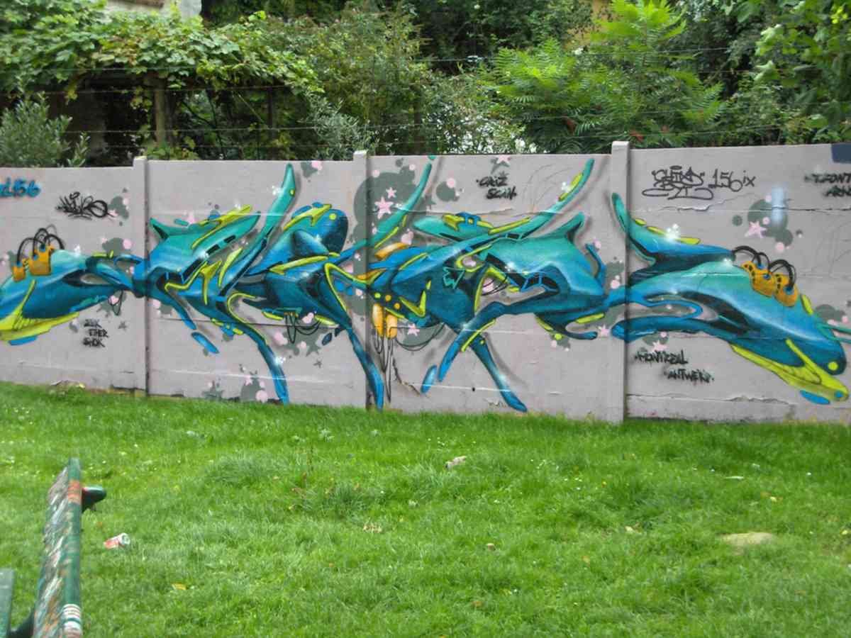 Graffiti Murals Street Art 1445 248534966 79bdd03f94 b A4 Photo Print