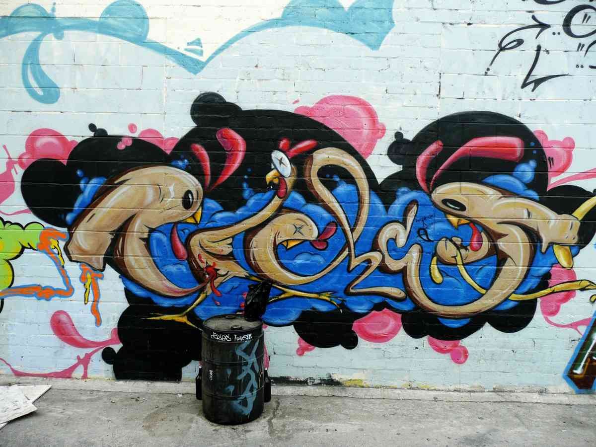 Graffiti Murals Street Art 152 fpx070707 09 A4 Photo Print