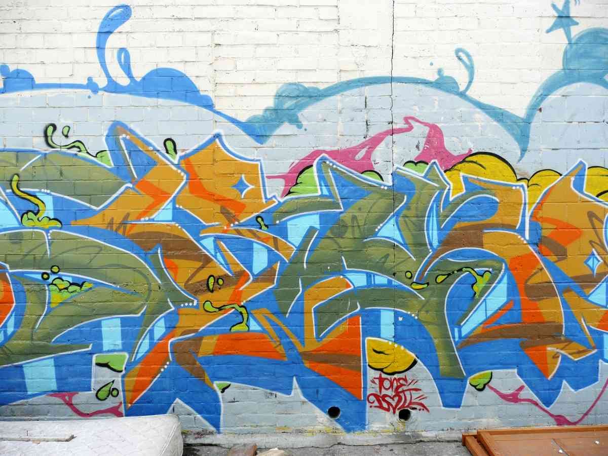 Graffiti Murals Street Art 153 fpx070707 08 A4 Photo Print