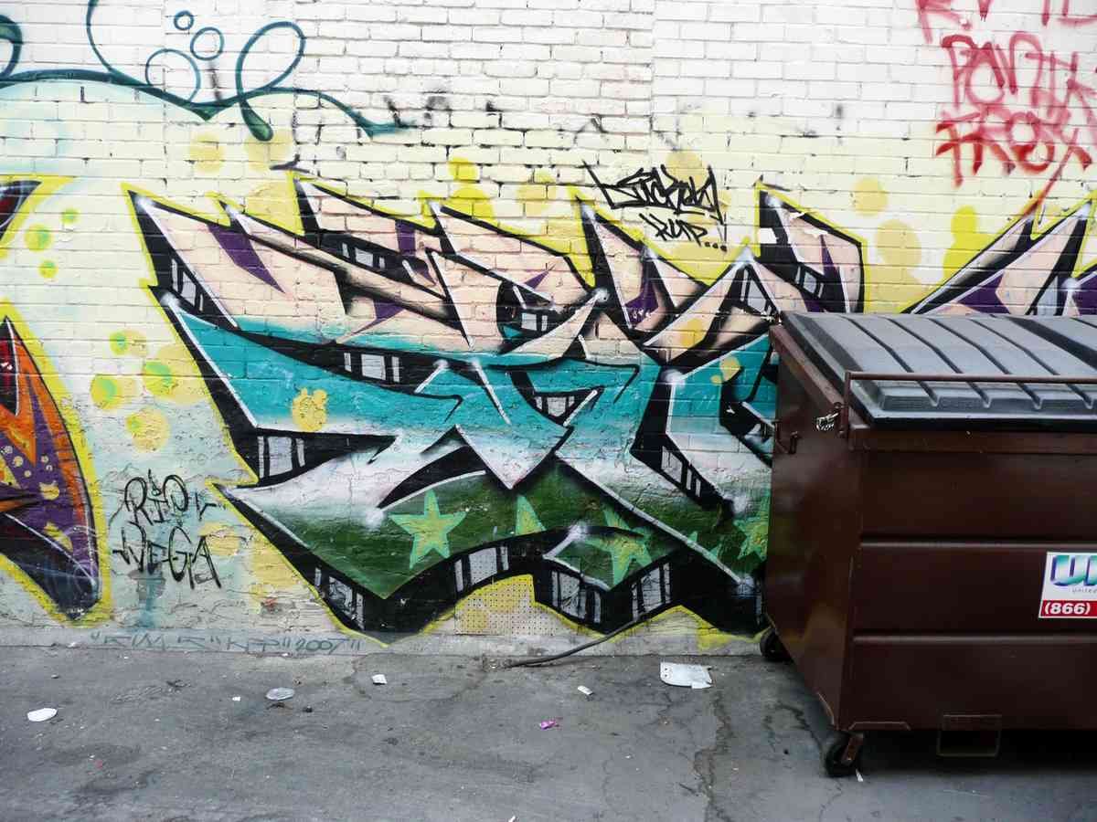Graffiti Murals Street Art 154 fpx070707 13 A4 Photo Print