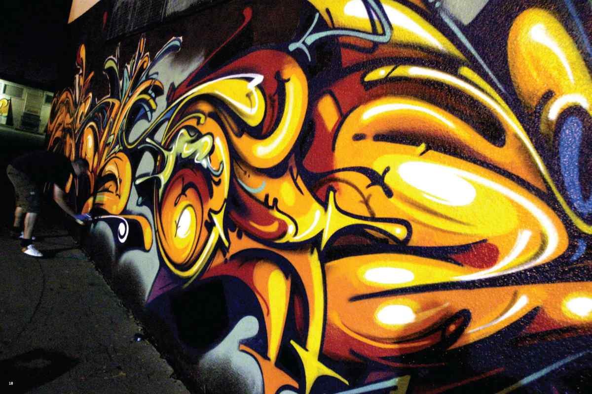 Graffiti Murals Street Art 174 LA GRAF 18 19 A4 Photo Print