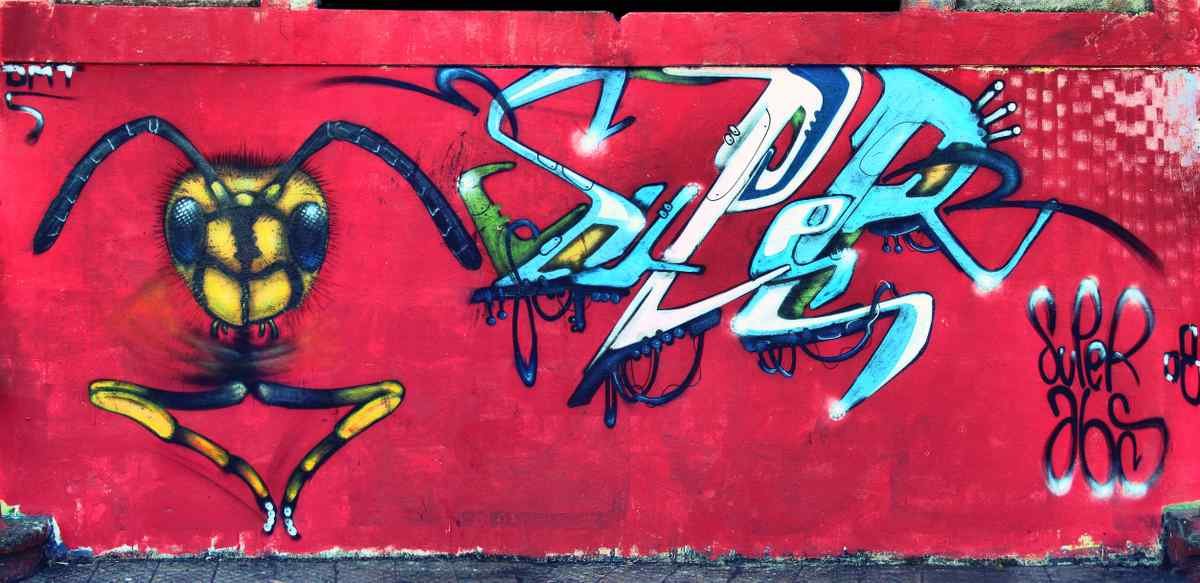 Graffiti Murals Street Art 175 artropodo002hdr A4 Photo Print