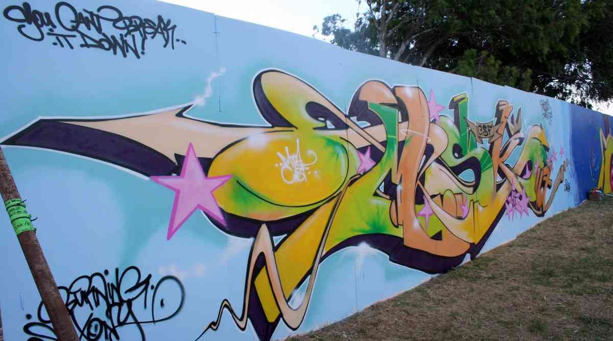 Graffiti Murals Street Art 177 originalio A4 Photo Print