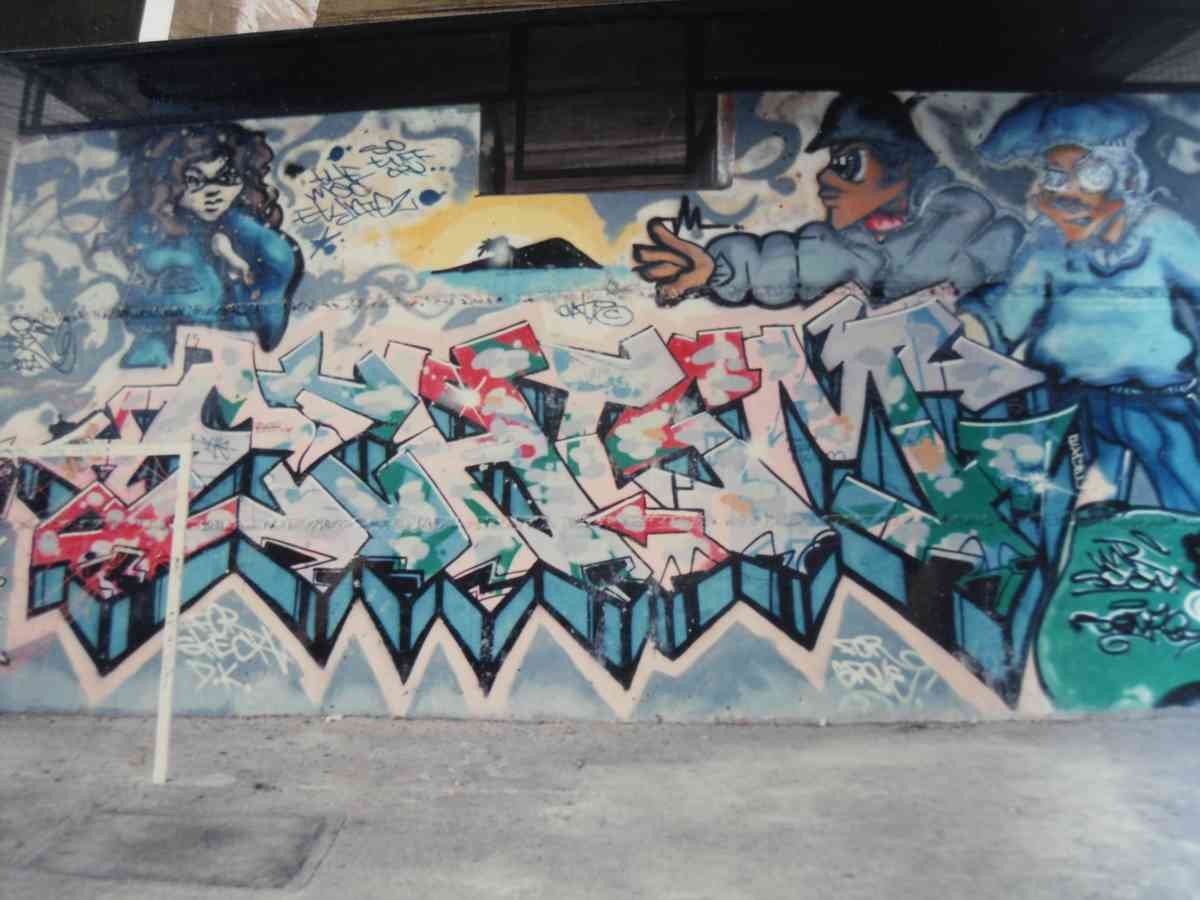 Graffiti Murals Street Art 206 sdc11759 A4 Photo Print