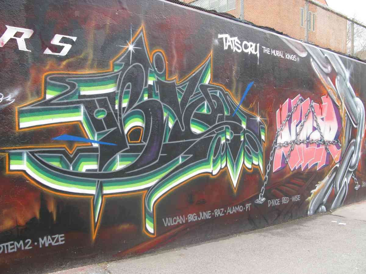 Graffiti Murals Street Art 210 graffiti25 2 A4 Photo Print