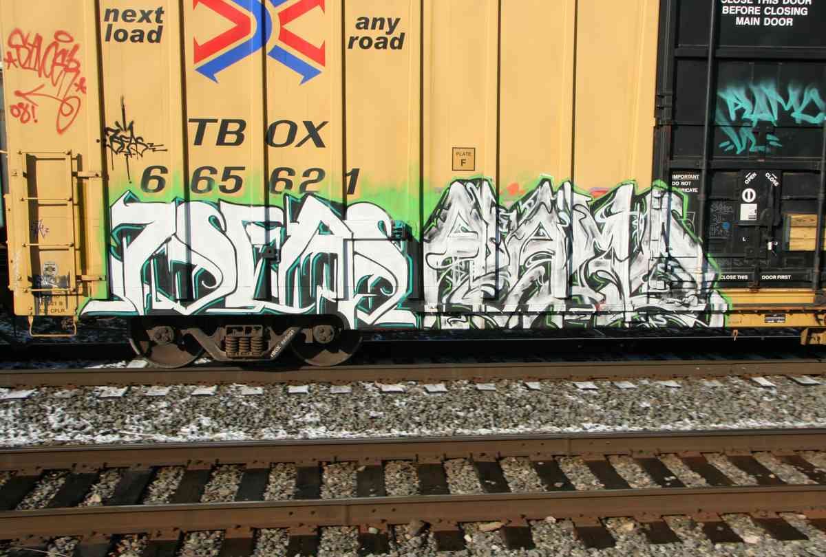 Graffiti Murals Street Art 213 1213 A4 Photo Print