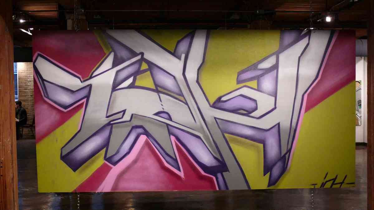 Graffiti Murals Street Art 220 panel3 A4 Photo Print