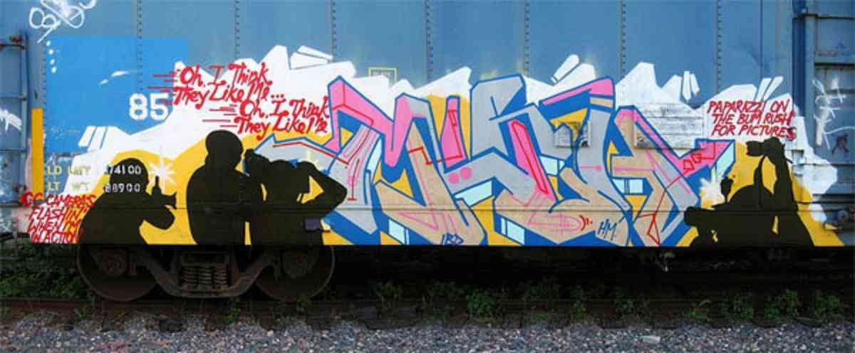 Graffiti Murals Street Art 267 mythphotographersfreight A4 Photo Print