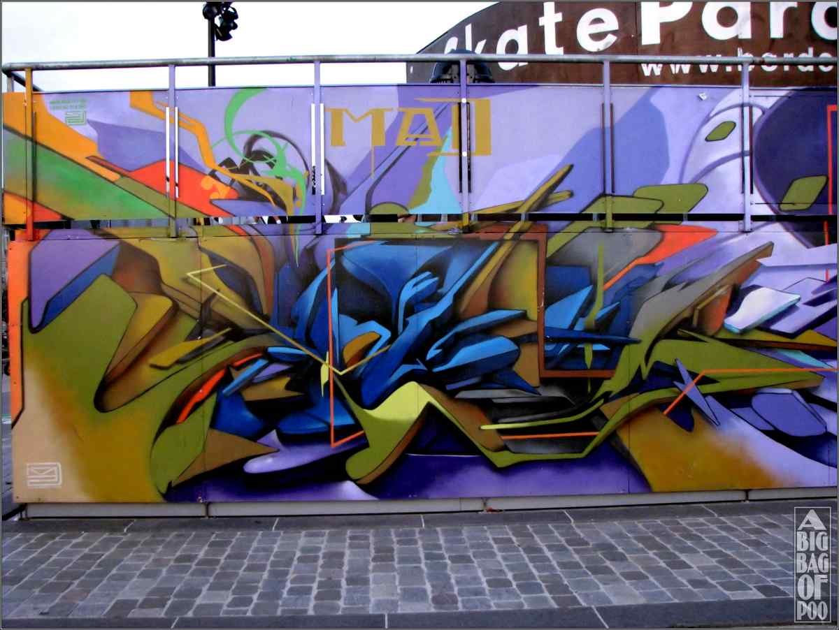 Graffiti Murals Street Art 270 4125700374 ea8af388fc o A4 Photo Print