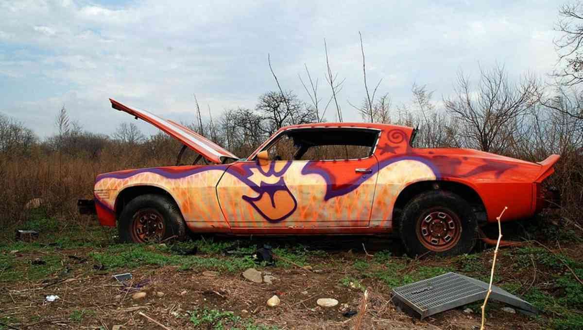 Graffiti Murals Street Art 29 plasmaslug car A4 Photo Print