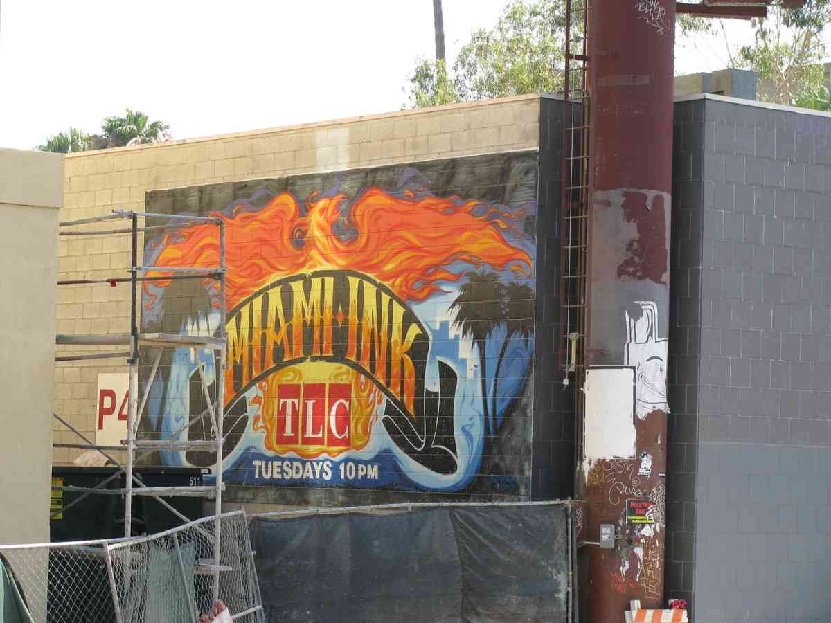 Graffiti Murals Street Art 291 miami ink graffiti A4 Photo Print