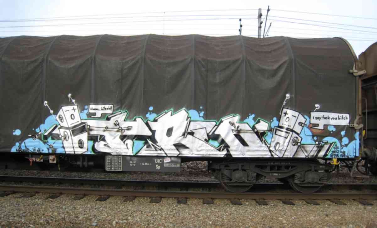 Graffiti Murals Street Art 294 2007 pashatro001cb9 A4 Photo Print