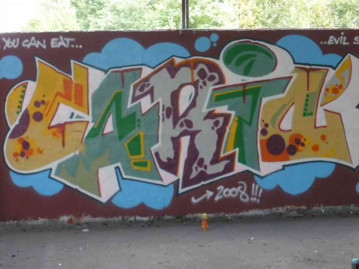 Graffiti Murals Street Art 343 p7310068 A4 Photo Print