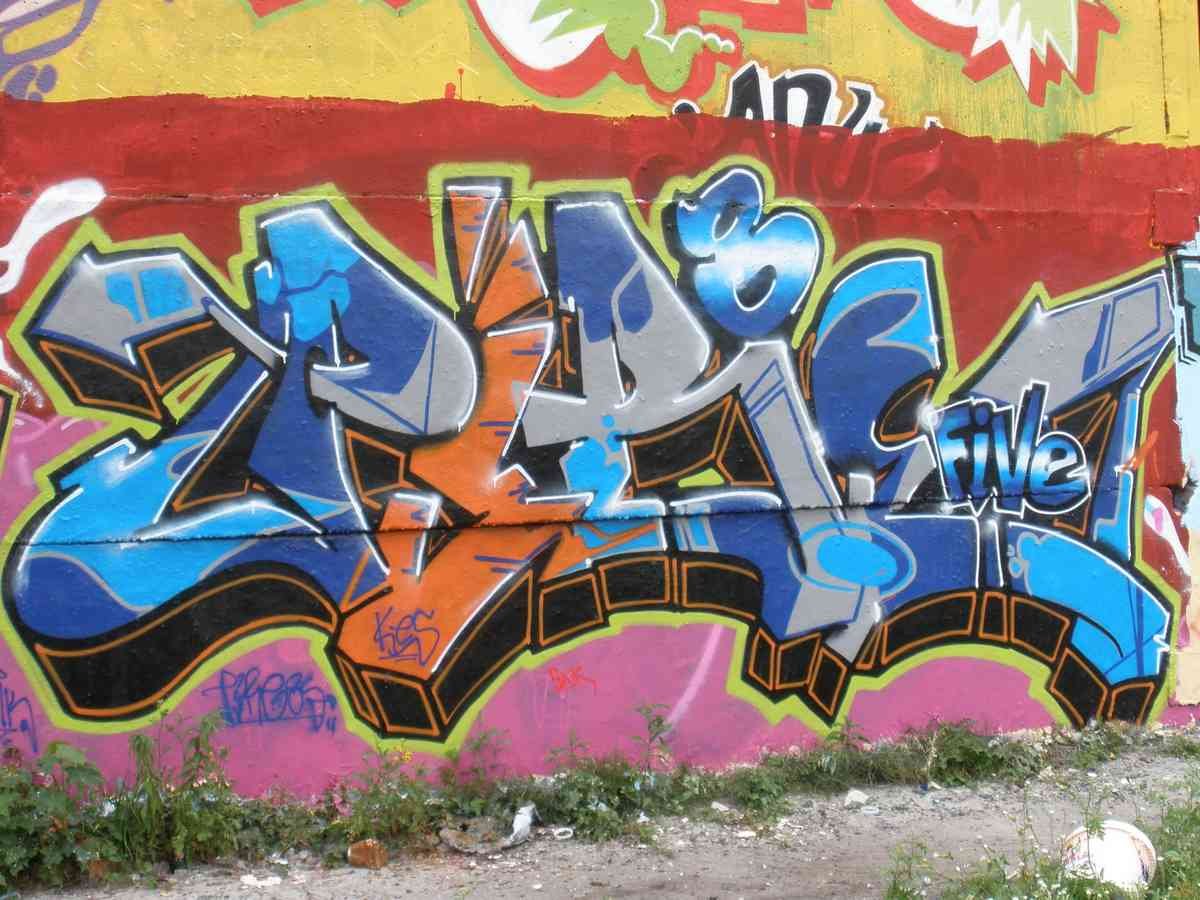 Graffiti Murals Street Art 344 p7310074 A4 Photo Print