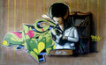 Graffiti Murals Street Art 354 funk you A4 Photo Print