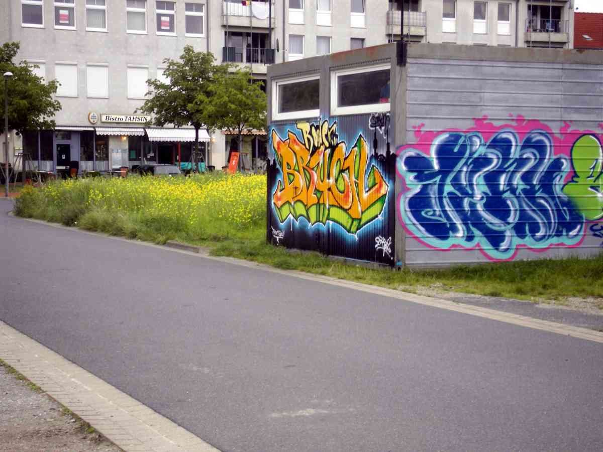 Graffiti Murals Street Art 360 graffiti A4 Photo Print