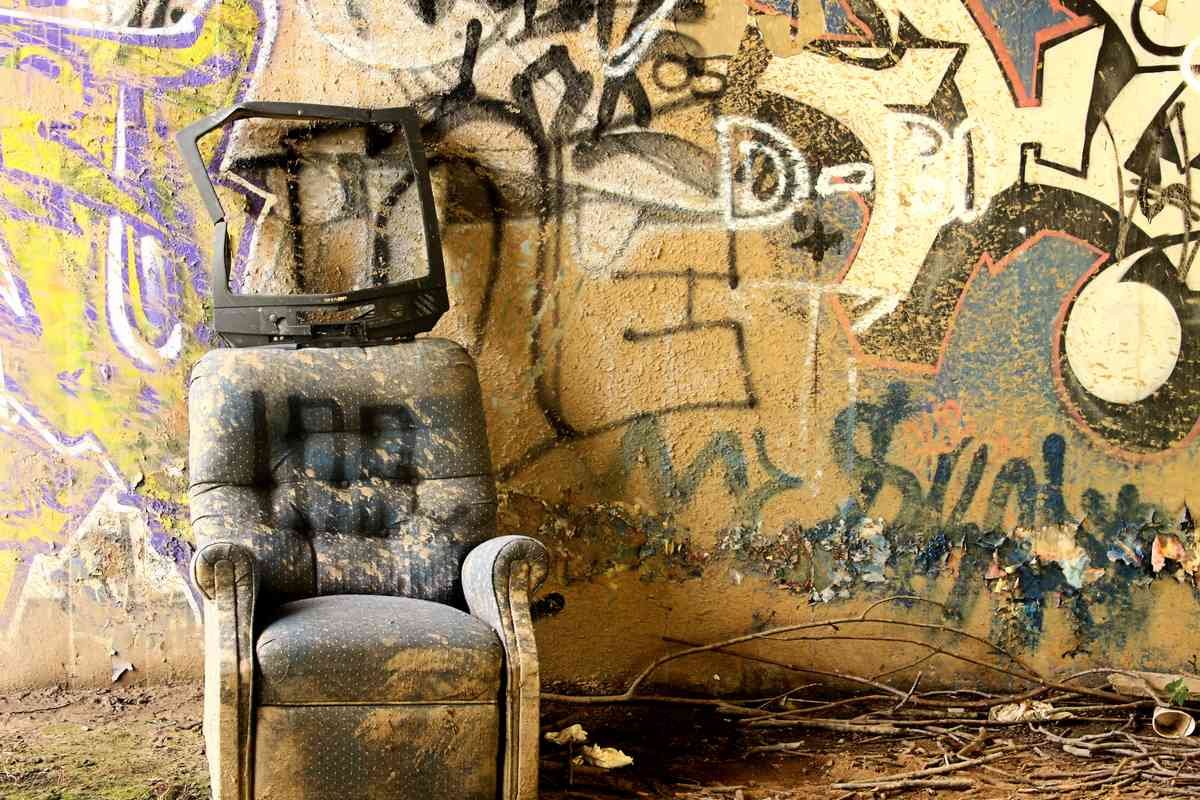 Graffiti Murals Street Art 366 tvtime A4 Photo Print