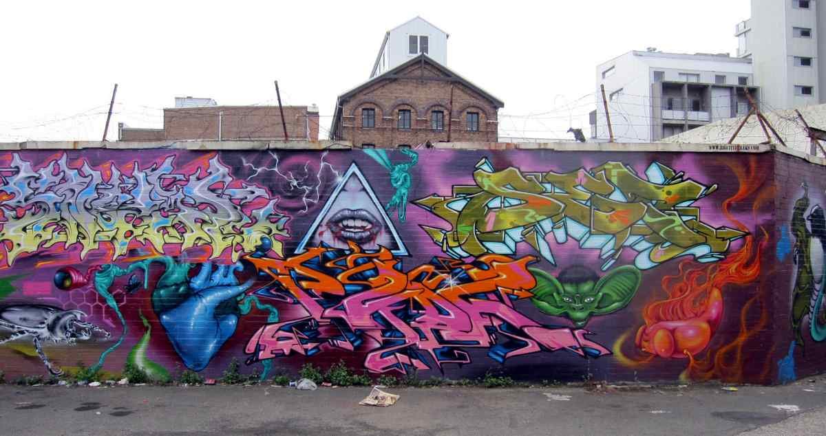 Graffiti Murals Street Art 370 4152771318 bde200b3d1 o A4 Photo Print