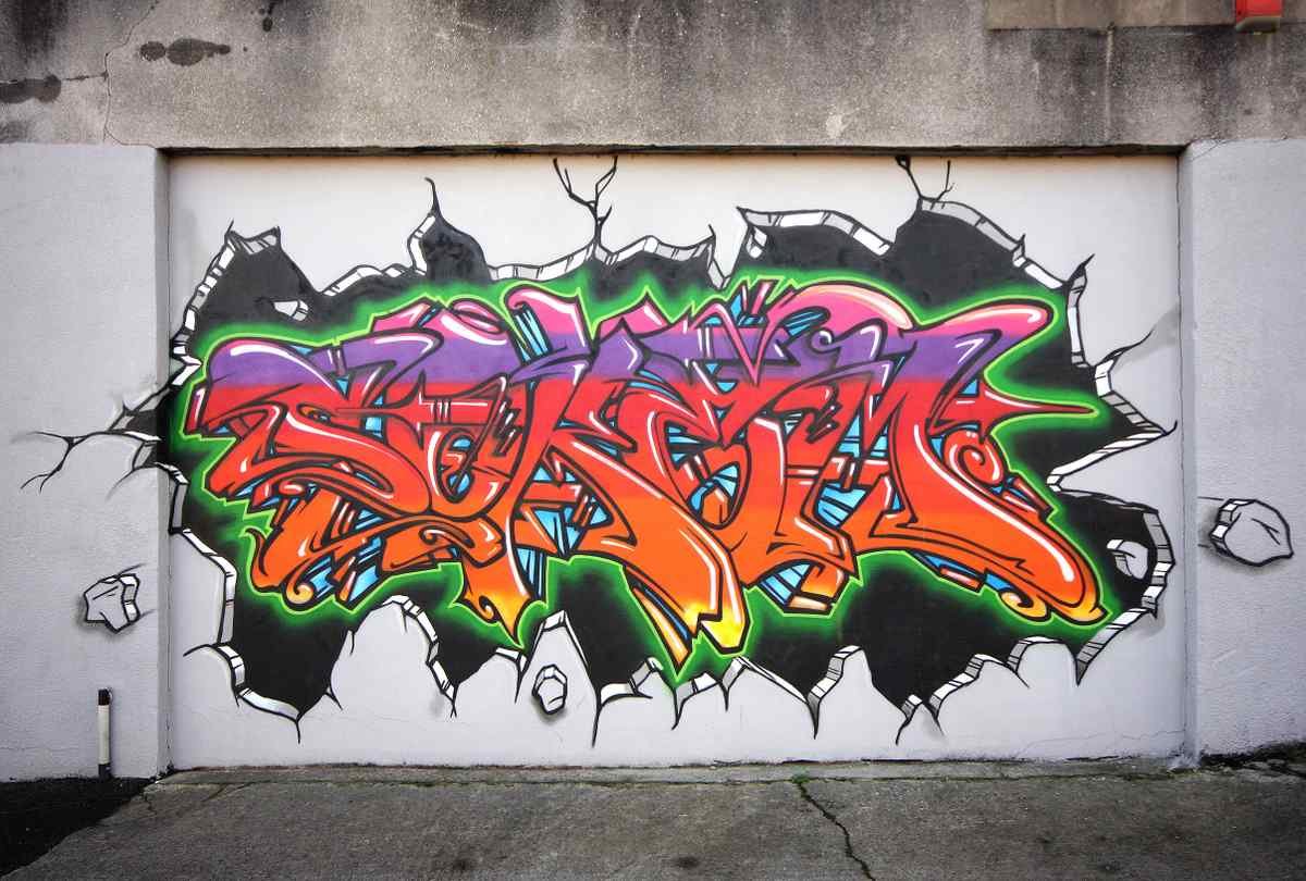Graffiti Murals Street Art 406 4163817560 054a46cebd o A4 Photo Print