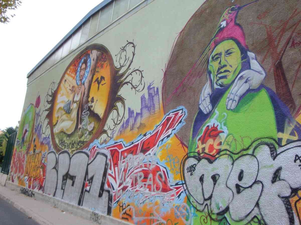 Graffiti Murals Street Art 413 rightanglemural A4 Photo Print