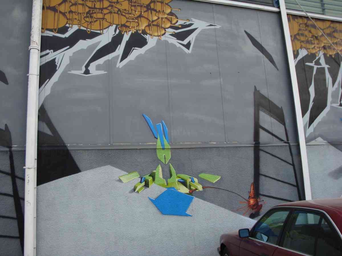 Graffiti Murals Street Art 416 reallygotcha A4 Photo Print