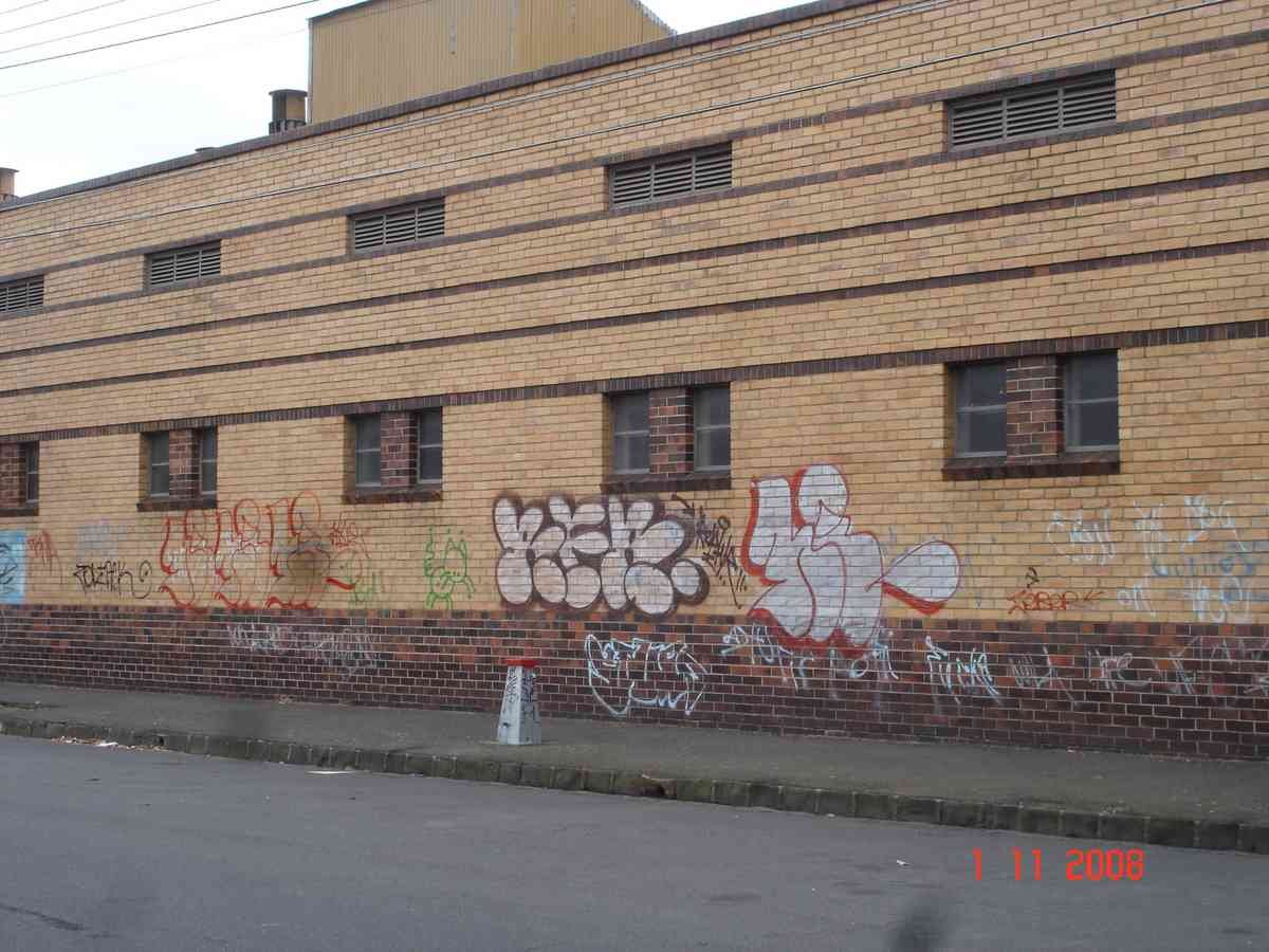 Graffiti Murals Street Art 428 weston into edwards e. brunswick f A4 Photo Print