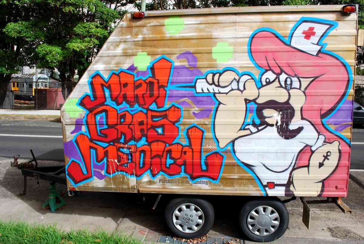 Graffiti Murals Street Art 44 1323 A4 Photo Print